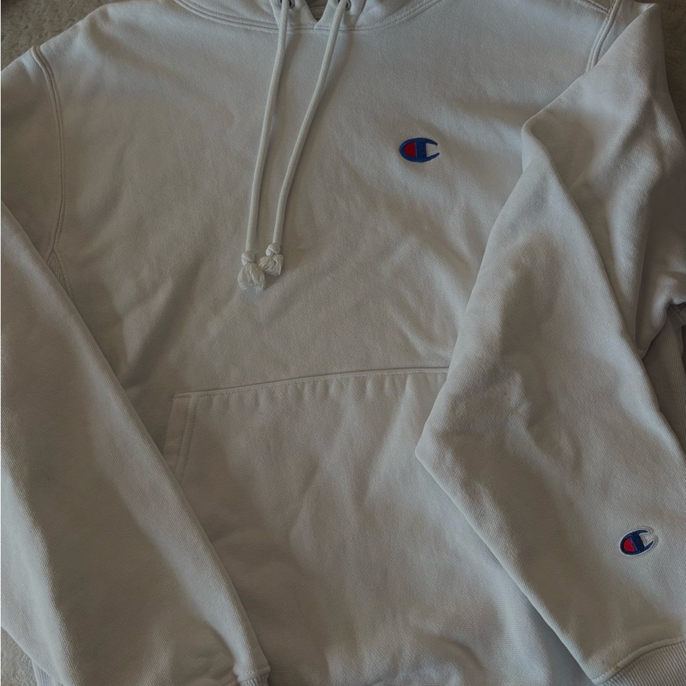 Champion Men's Light Gray Hoodie